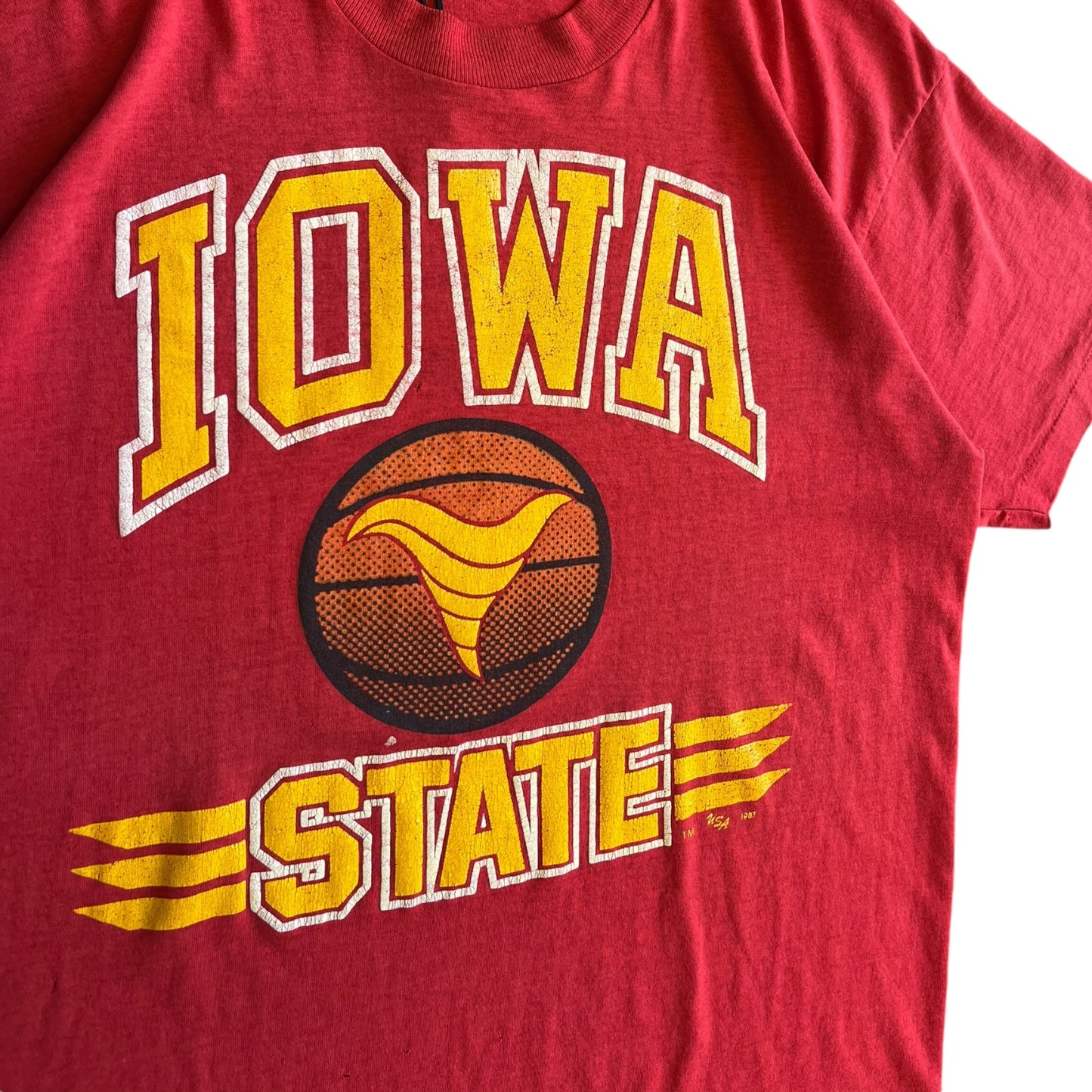 Vintage Iowa State Basketball Logo T Shirt