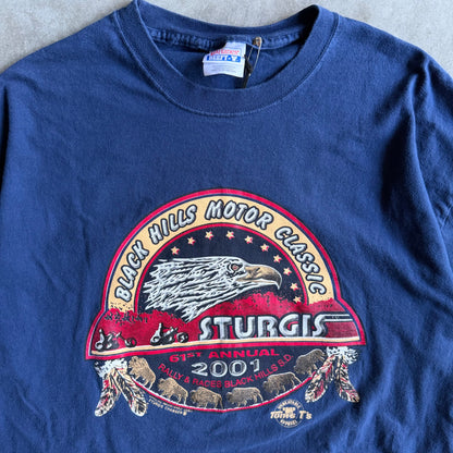 Y2K Sturgis 2001 Black Hills Rally Tee