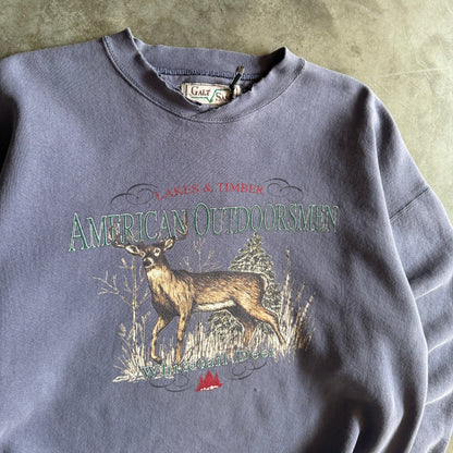 Vintage American Outdoorsman Whitetail Deer Sweatshirt