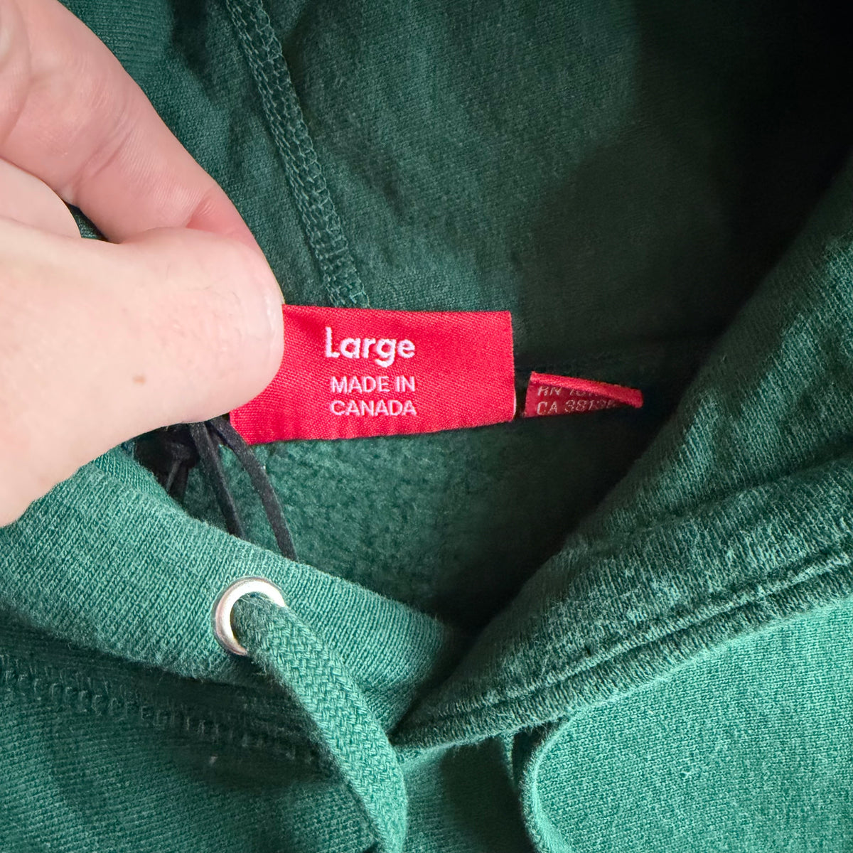Supreme FW21 Pearl Logo Hoodie - Dark Green