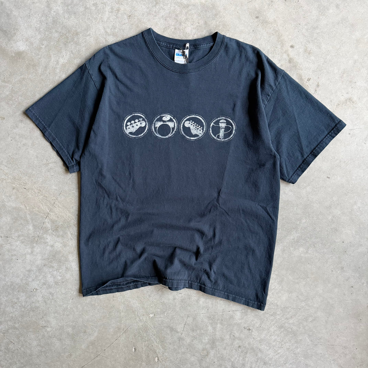 Y2K 4 Man Band Chest Graphic Tee