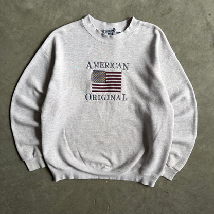 Vintage Lee “American Original” Embroidered Flag Sweatshirt
