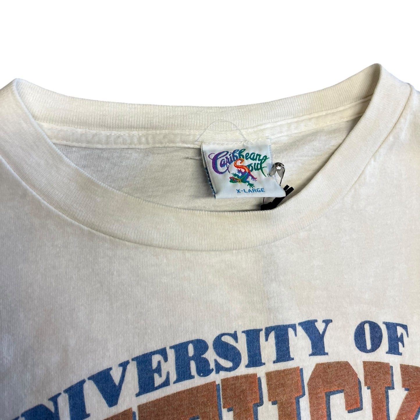 Vintage University Of Kentucky Scratch Through Tee