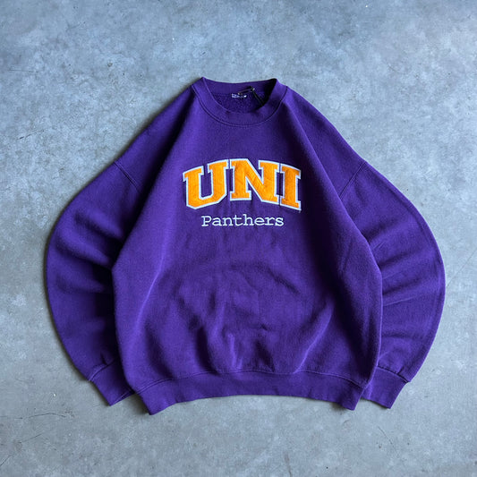 Vintage UNI Panthers Embroidered Sweatshirt