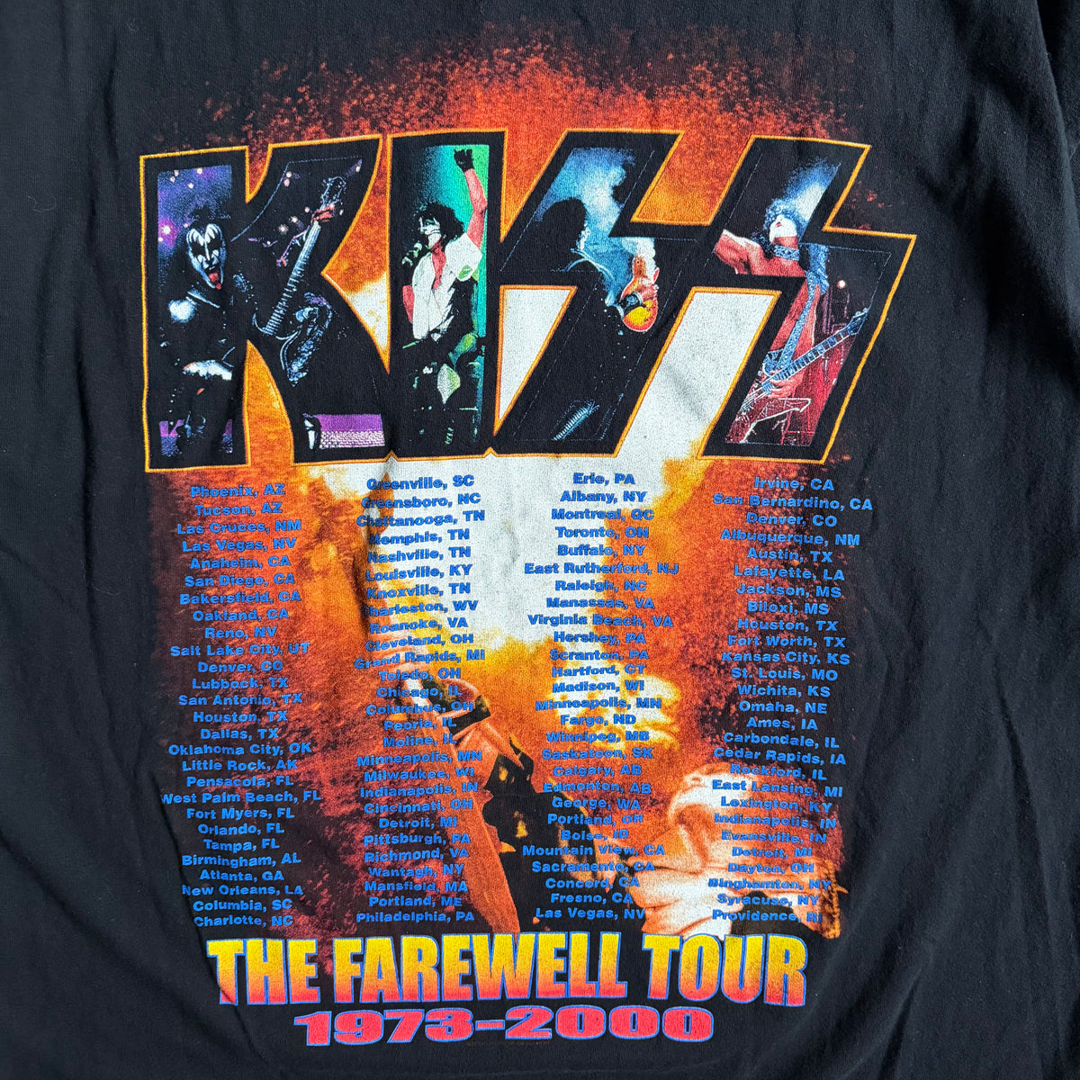 Vintage KISS Farewell Tour 1973-2000
