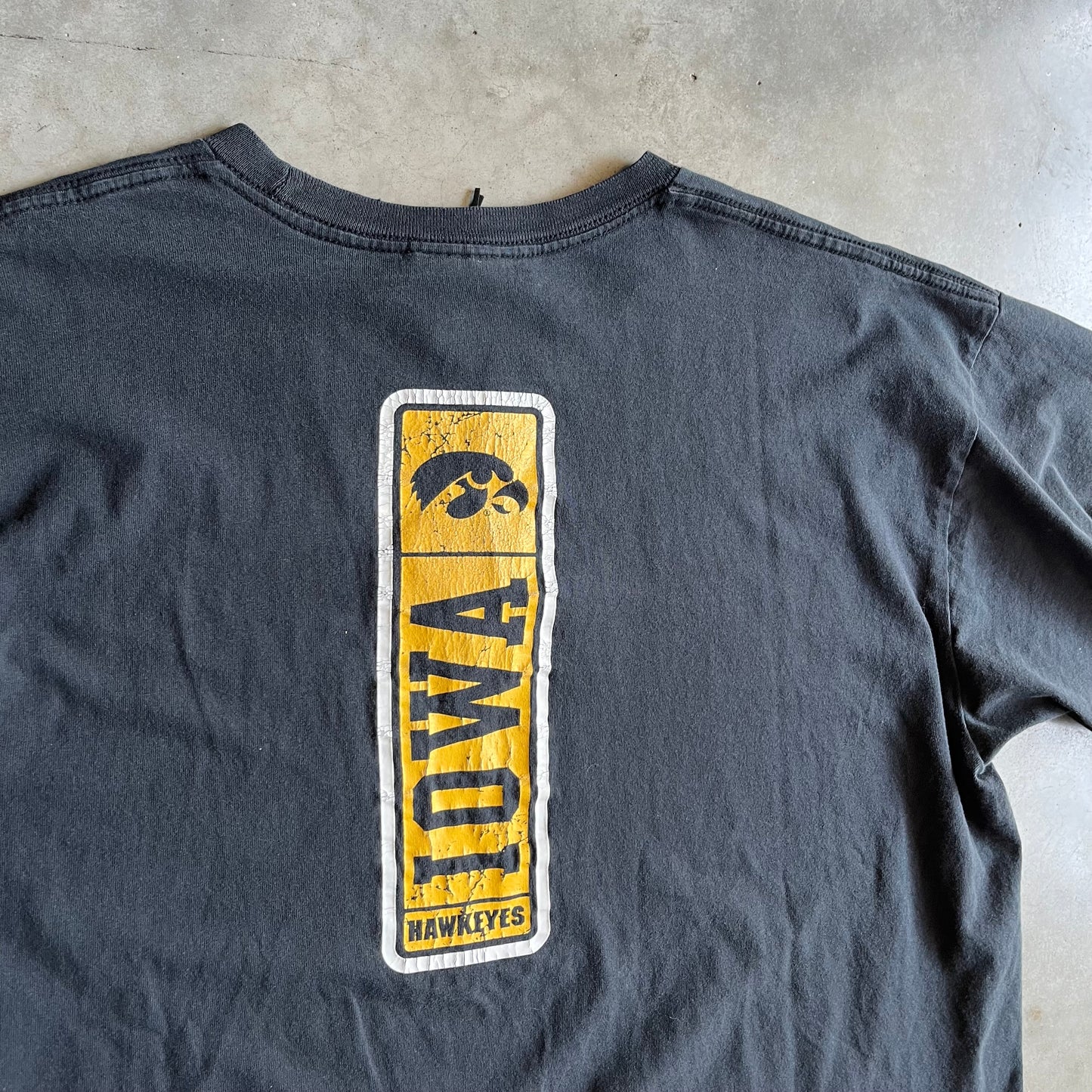 Vintage Nike Iowa Hawkeyes Centered Logo Tee
