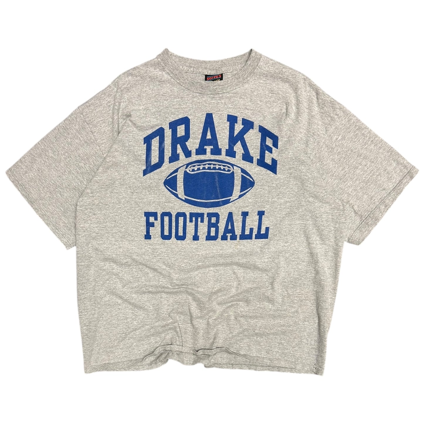 Vintage Drake Football Big Logo Grey Tee