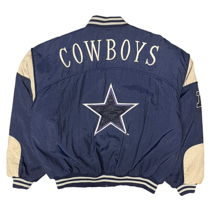 Vintage Nutmeg Dallas Cowboys Puffer Bomber Jacket