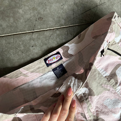 Women’s Y2K Zoey Beth Pink Cargo Utility Capris