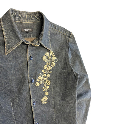 Tornado Mart Embroidered Denim Jacket