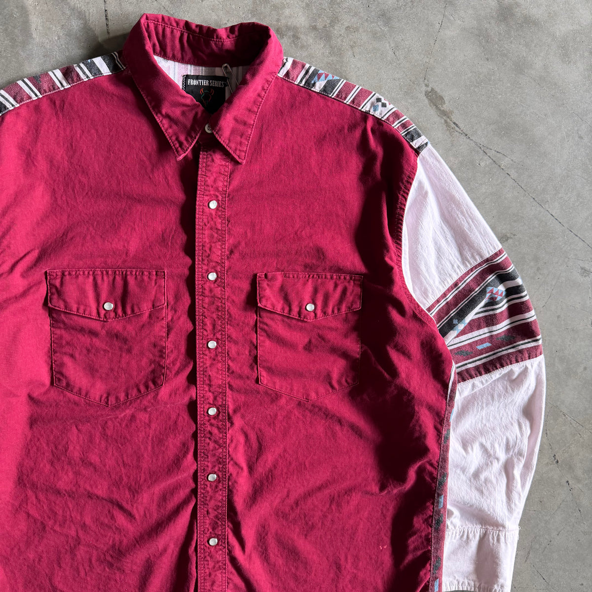 Vintage Frontier Series Western Pearl Snap Shirt