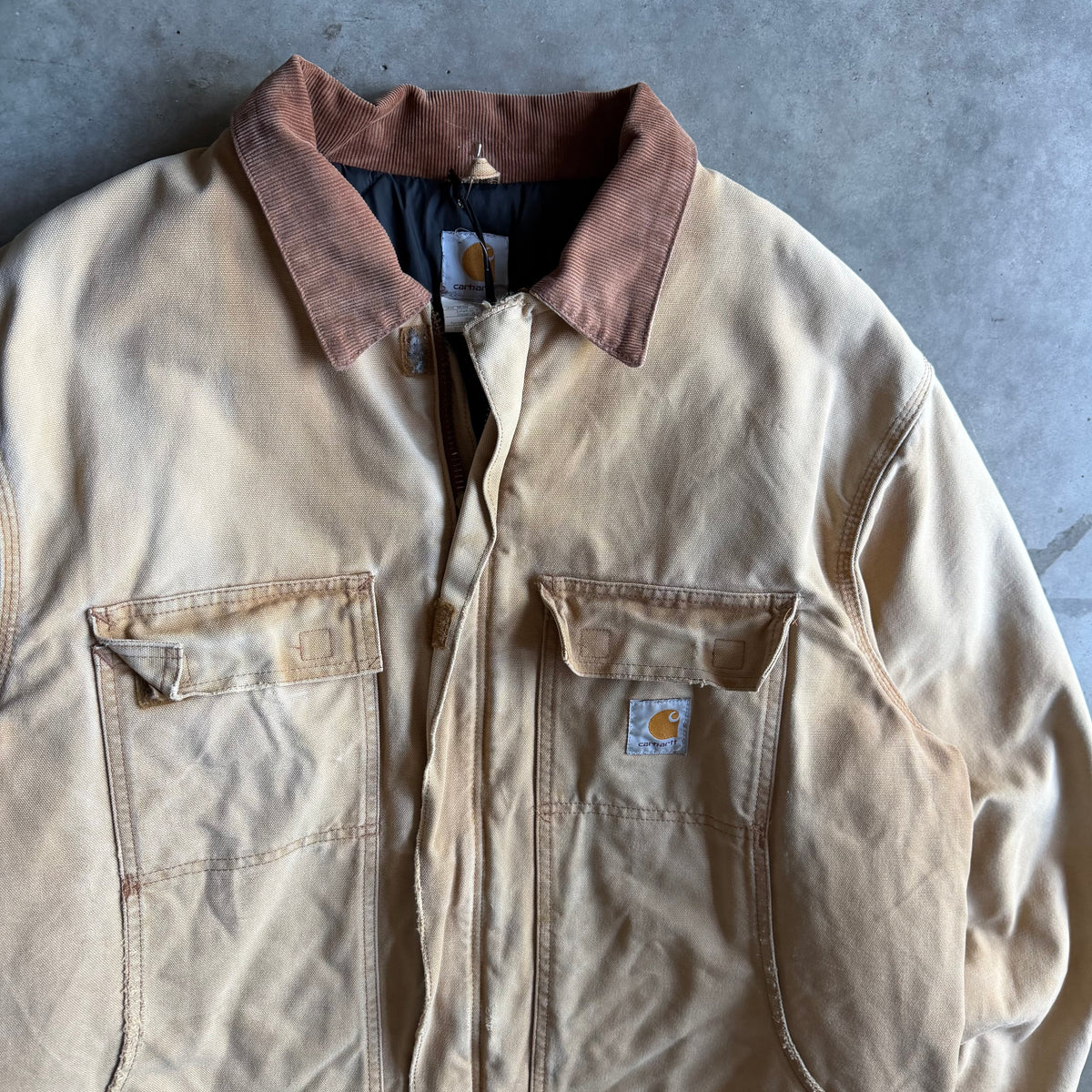 Vintage Thrashed Carhartt ‘C03 BRN’ Arctic Jacket