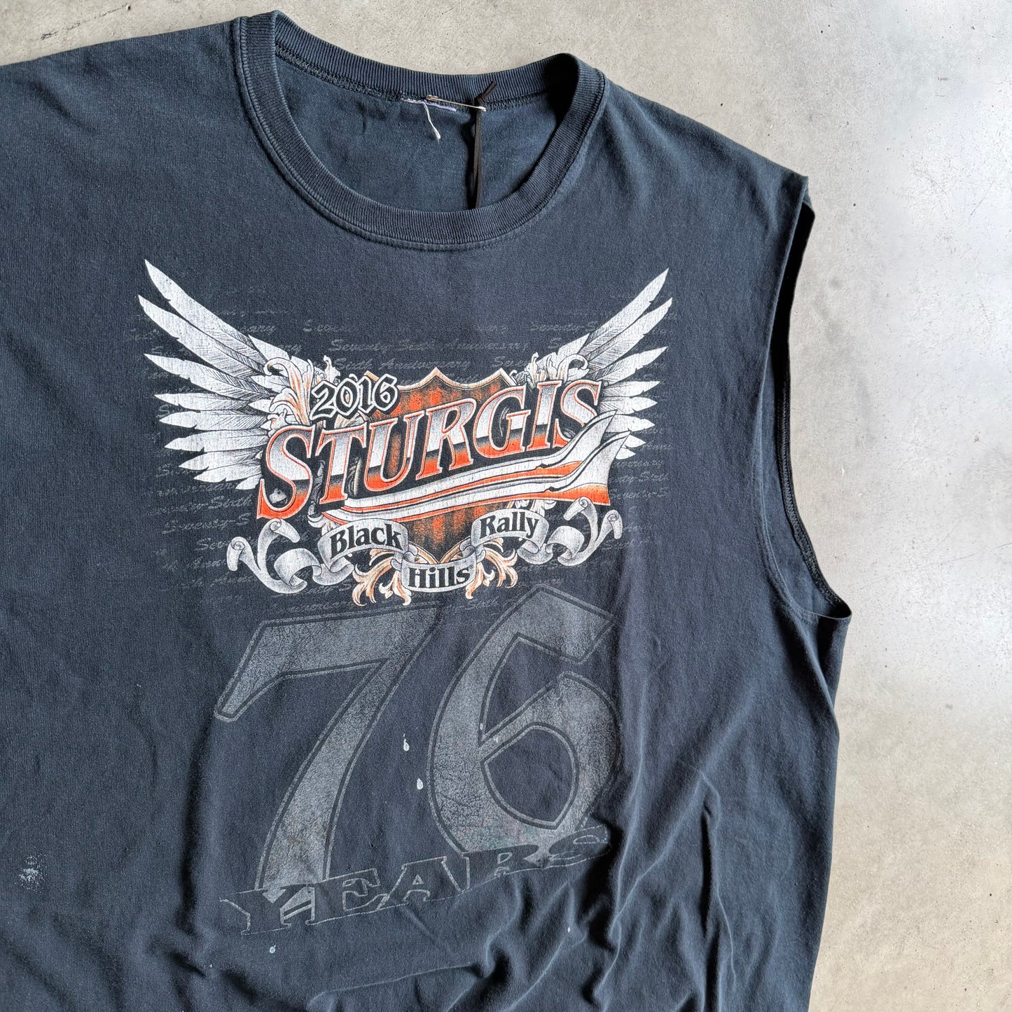 Strugis 2016 76th Year Winged Shield Sleeveless Tee