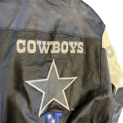 Vintage Dallas Cowboys Carl Banks Leather Jacket