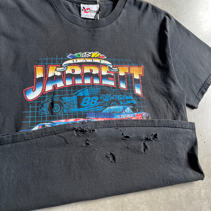 Vintage Dale Jarrett Distressed Car Racing Tee