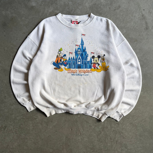 Vintage Walt Disney Magic Kingdom Mickey Characters Sweatshirt