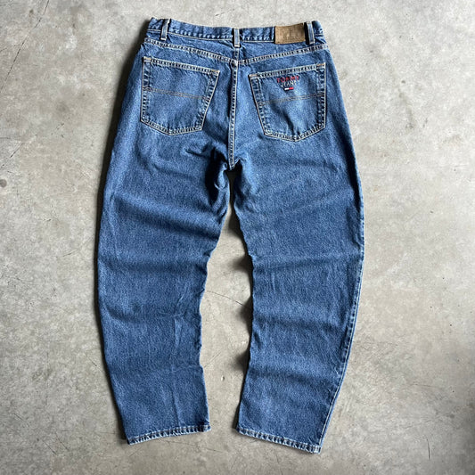 Y2K Tommy Hilfiger Dark Wash Baggy “Freedom” Jeans