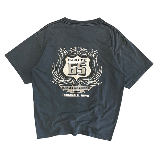 Y2K Harley Davidson Route 65 Pocket Tee