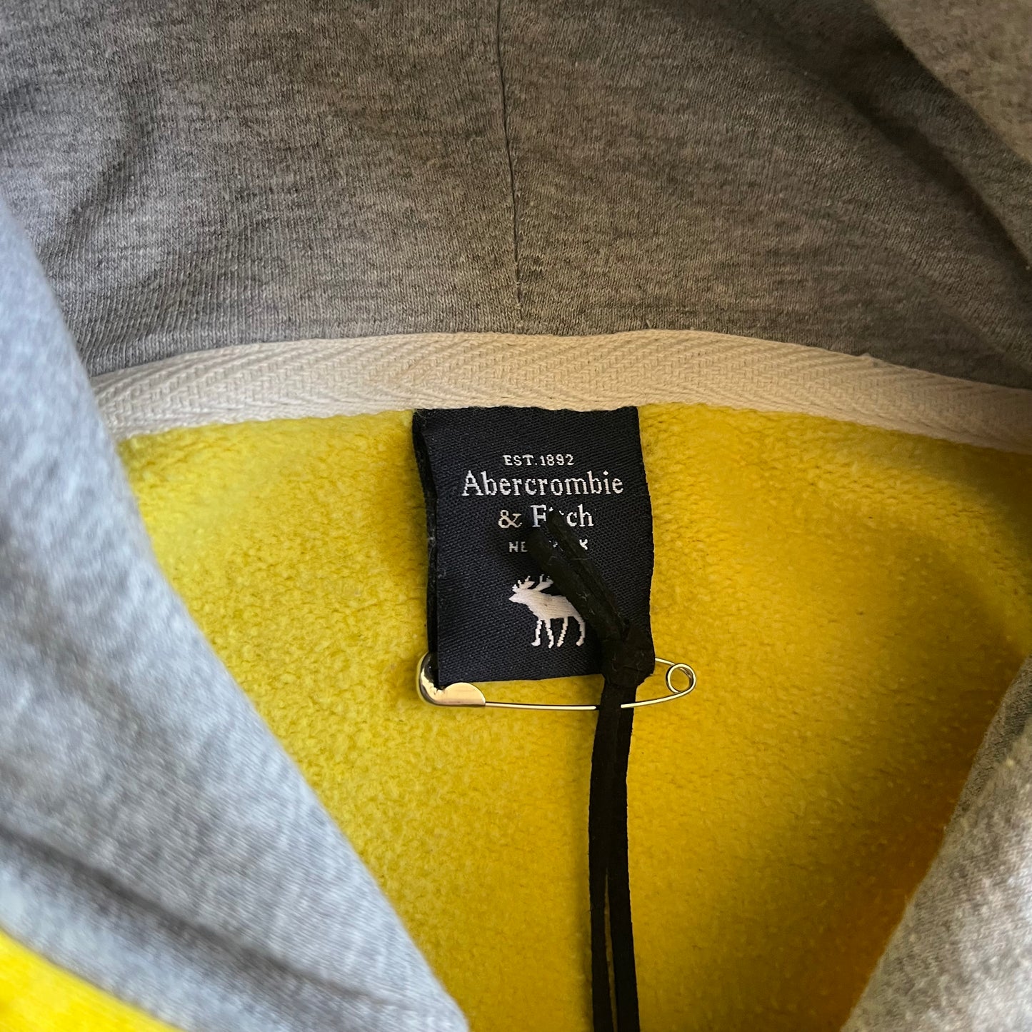 Y2K Abercrombie & Fitch Velour Lettering Hoodie