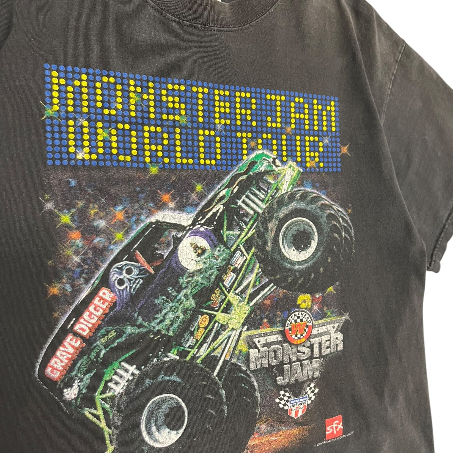 Y2K Monster Jam World Tour Grave Digger Tee