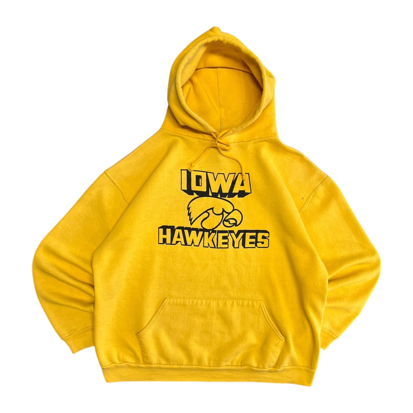 Vintage 80s Russell Athletic Iowa Hawkeyes Block Spell Out Hoodie