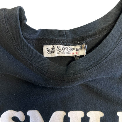 Y2K Women’s Smile It Confuses People Baby Tee