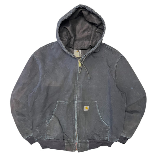 Carhartt ‘J131 BLK’ Distressed Black Active Jacket
