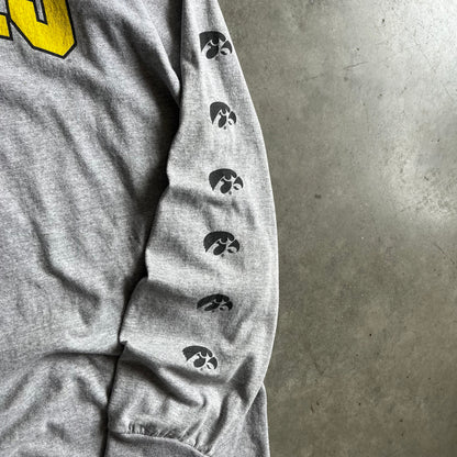 Y2K Iowa Hawkeyes Repeating Logo Longsleeve