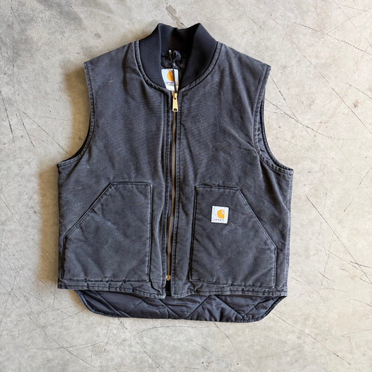 Carhartt ‘V01 BLK’ Faded Black Quilt Lined Vest