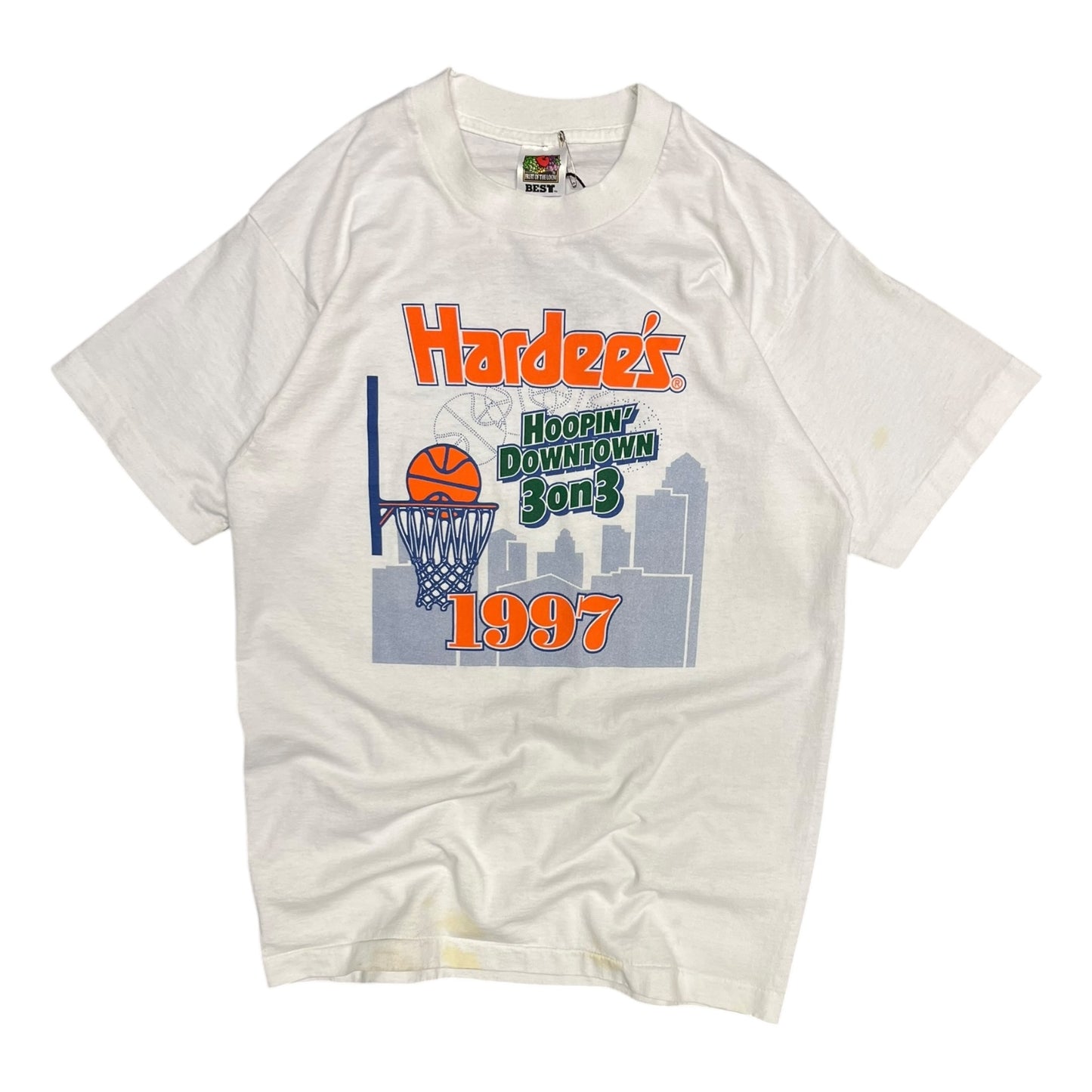 Vintage ‘97 Hardees Hoopin’ Downtown 3 on 3 Tee