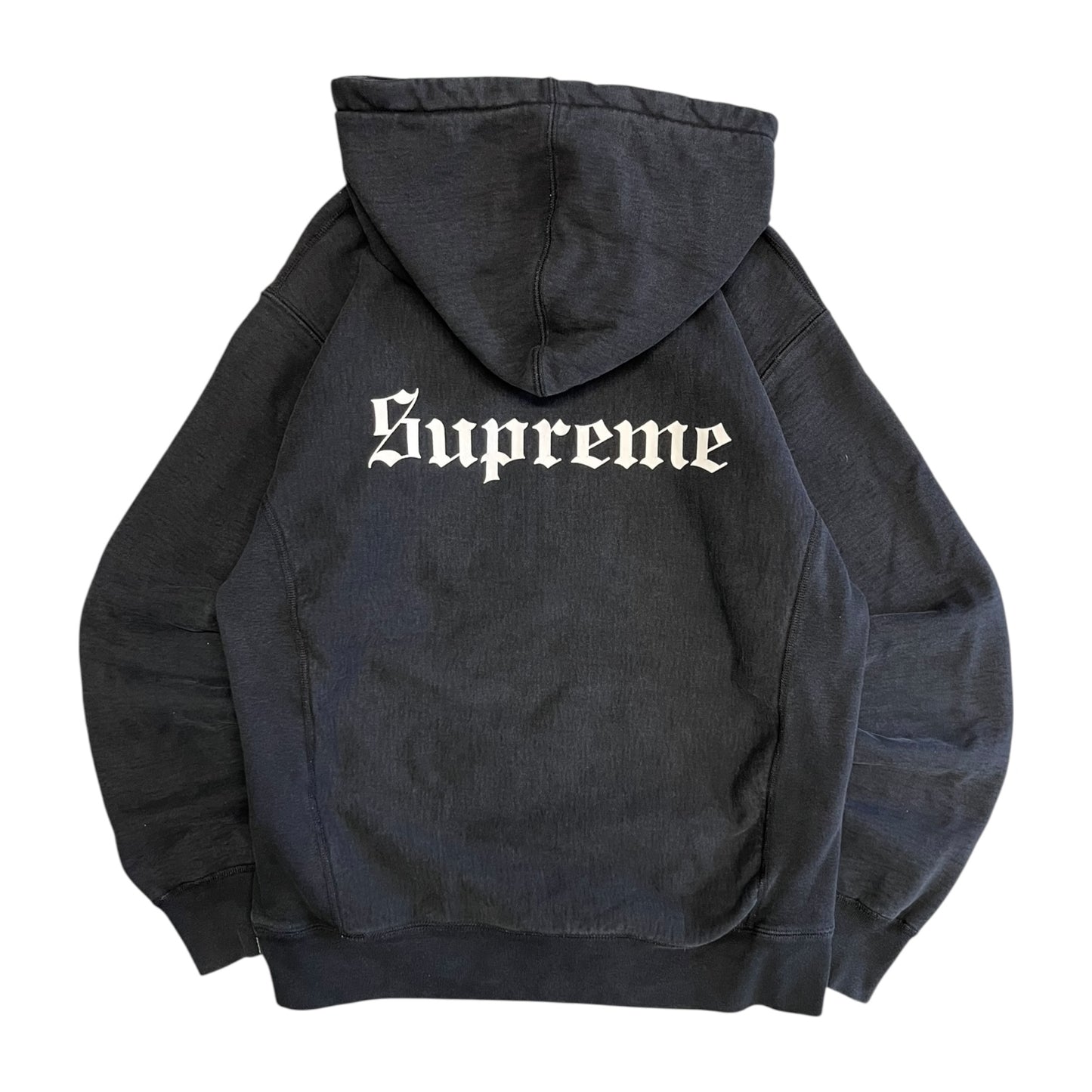 FW14 Supreme Burning Crosses Madonna Hoodie
