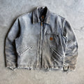 Vintage Thrashed Carhartt ‘J97 PTL’ Petrol Detroit Jacket