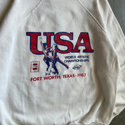 Vintage ‘83 USA Figure Skating Raglan Sweatshirt