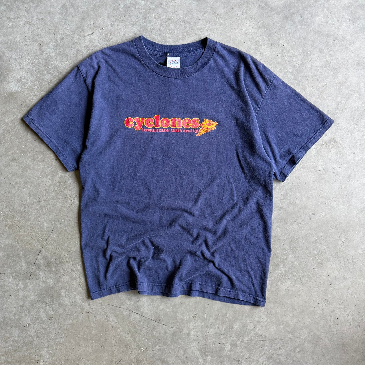 Y2K Iowa State Cyclones Bubble Spell-Out Tee