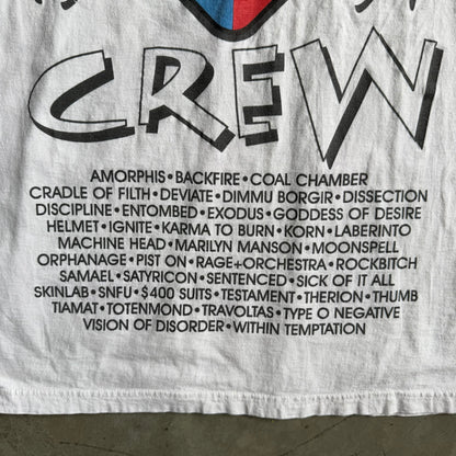 Vintage 1997 Dynamo Crew Heavy Metal Music Fest T Shirt