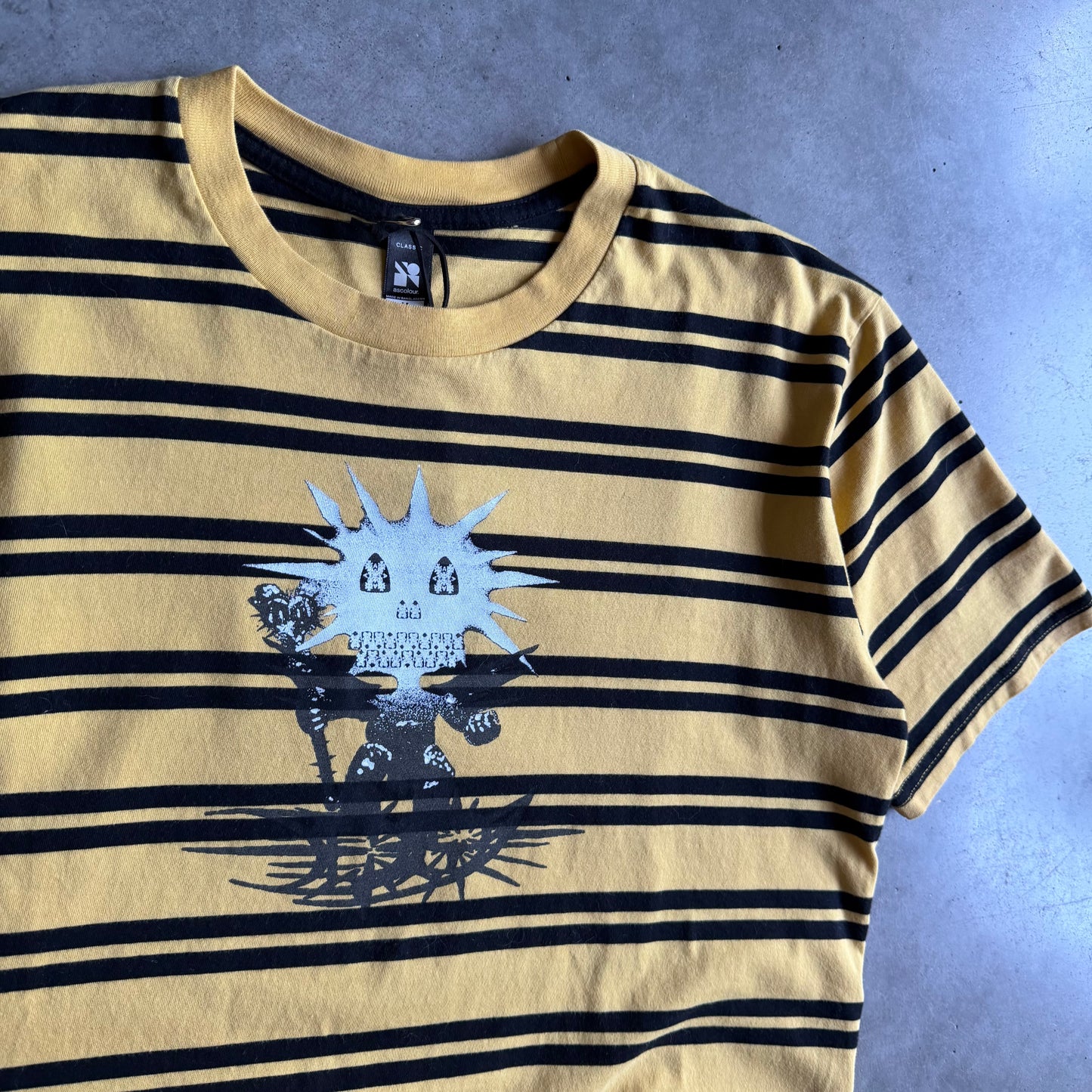 Bladee Drain Gang 2022 Stripe Bumblebee T Shirt