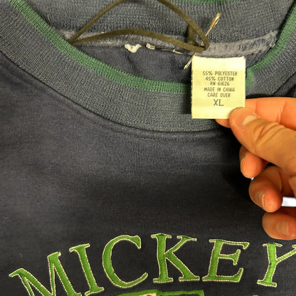 Vintage Navy Mickey & Co Mickey Crest Sweatshirt