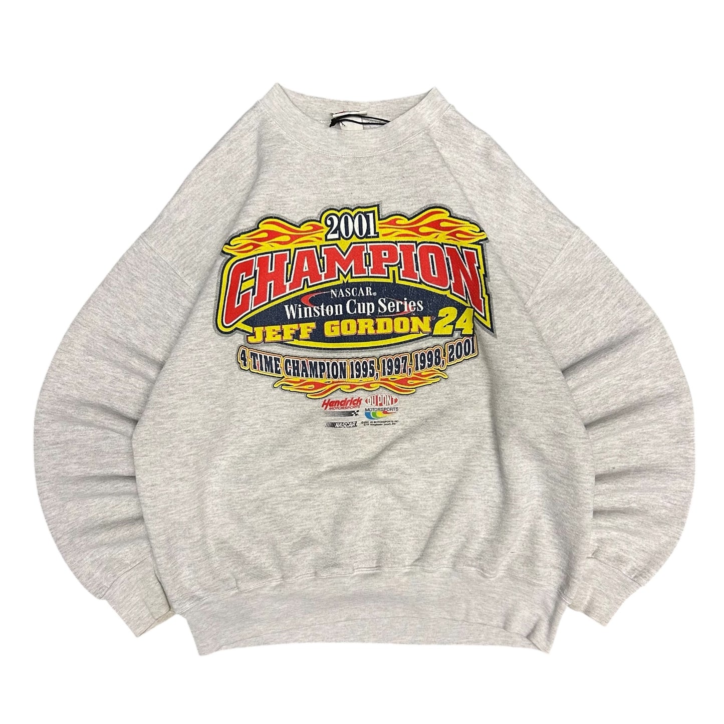 2001 Jeff Gordon Winston Cup Champion Grey Sweatshirt