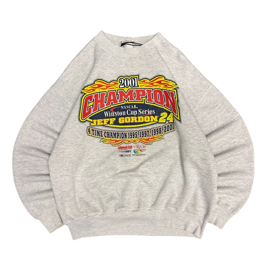 2001 Jeff Gordon Winston Cup Champion Grey Sweatshirt