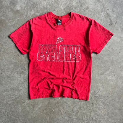 Vintage Starter Iowa State Cyclones Letter Spell-Out Red Tee
