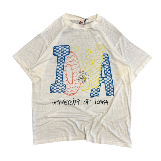 Vintage University Of Iowa Official Party Tee