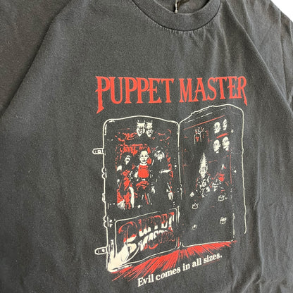Y2K Puppet Master Evil Comes In All Sizes Tee