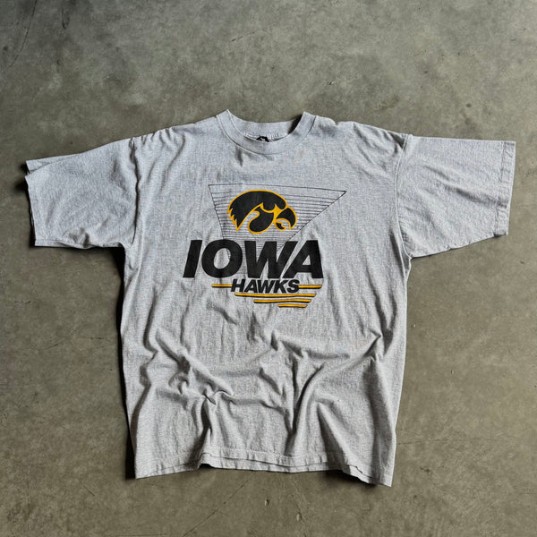 Y2K Iowa Hawkeyes 80’s Logo Tee