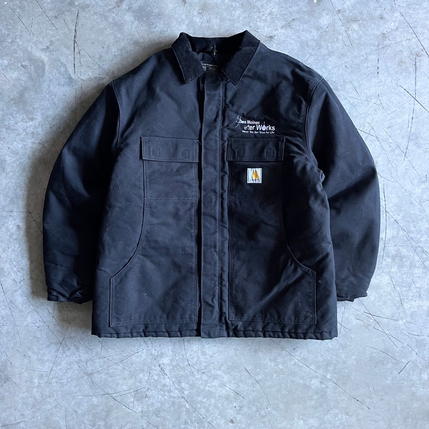 Carhartt ‘OC0003-M’ Traditional Arctic Coat Black