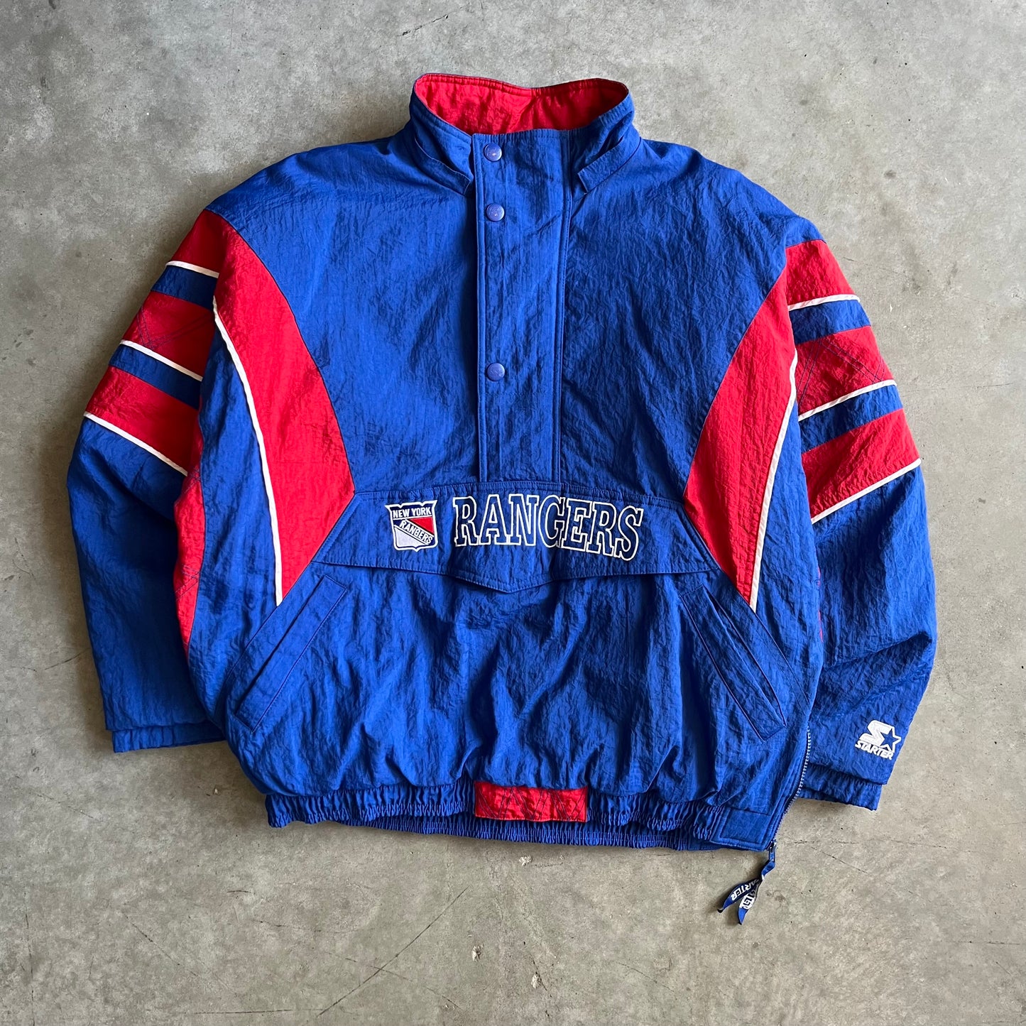 Vintage Starter New York Rangers Windbreaker Coat