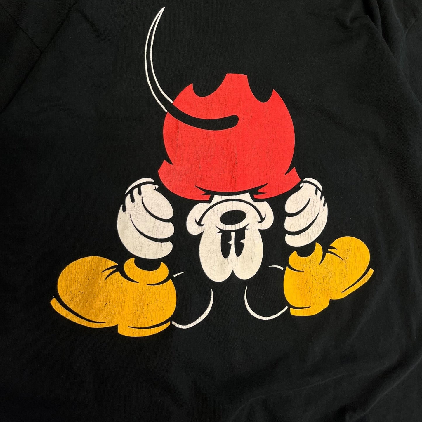 Vintage Disney Mickey Mouse Upside Down Tee