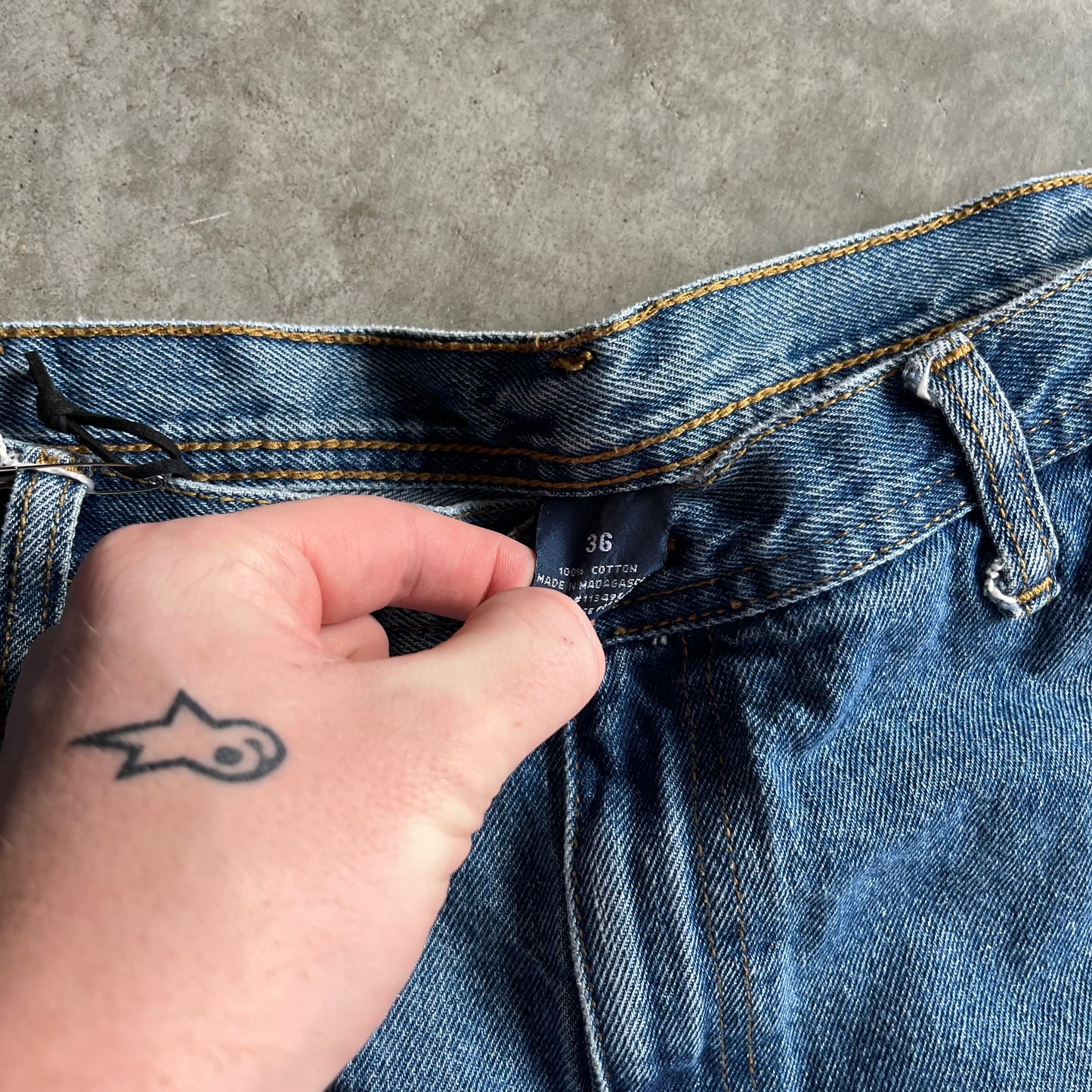 Y2K Rugged Wear Indigo Jorts