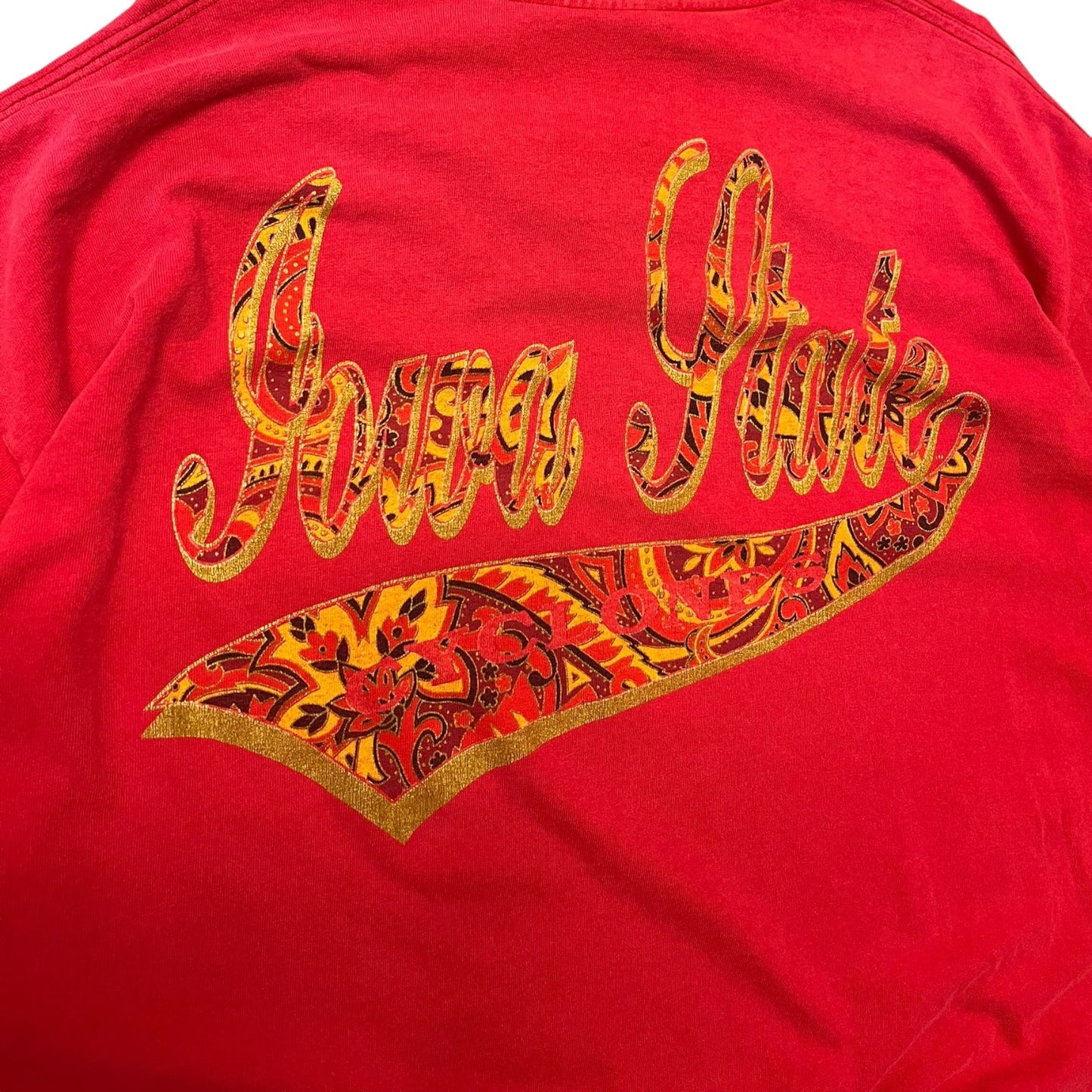Vintage Iowa State Paisley Spell Out Tee