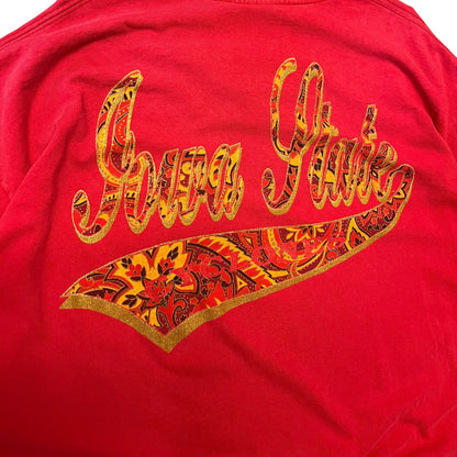 Vintage Iowa State Paisley Spell Out Tee