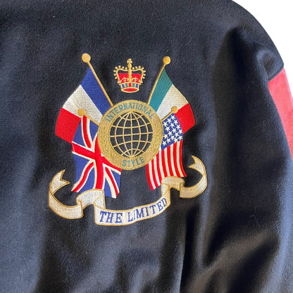 Vintage The Limited Wool/Leather Varsity Jacket